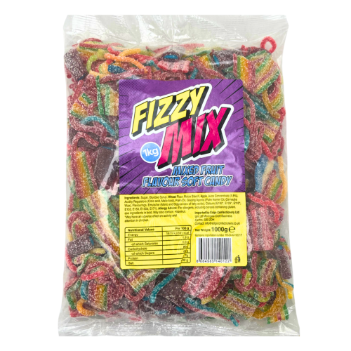 Fizzy Liquorice Mix 1Kg