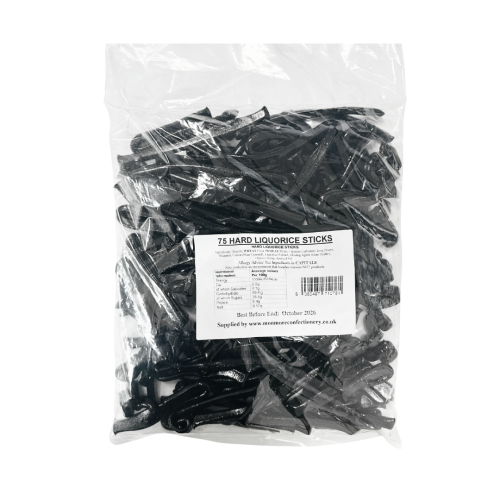 Hard Liquorice Sticks 75Pc