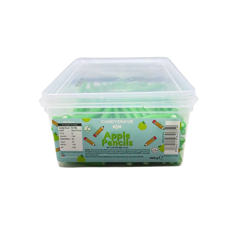 Candycrave Apple Pencils Tubs 100 Count 