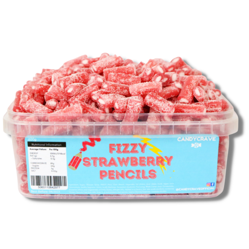 Fizzy Strawberry Pencils