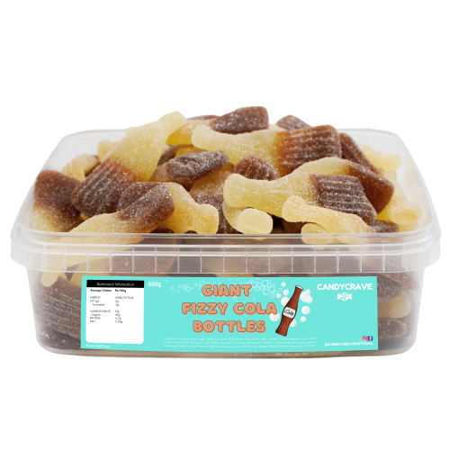 Giant fizzzy cola bottles 