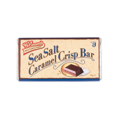 Cleeves Sea Salt Caramel Crisp Bar 24x50g
