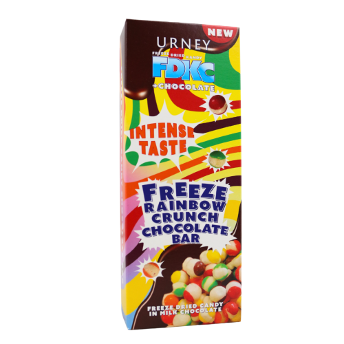 Urney Freeze Rainbow Crunch Large Bar 12x115g
