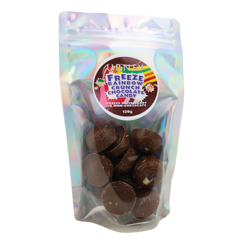 Urney Freeze Rainbow Crunch Chocolate Candy Pouch 24x120g