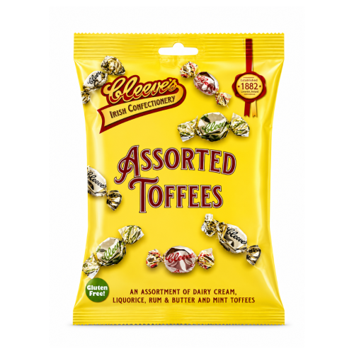 Cleeve's Assorted Toffes Prepack 12x120g
