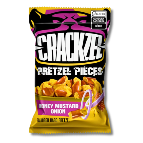 Crackzels Pretzel Pieces Honey Mustard 24x85g