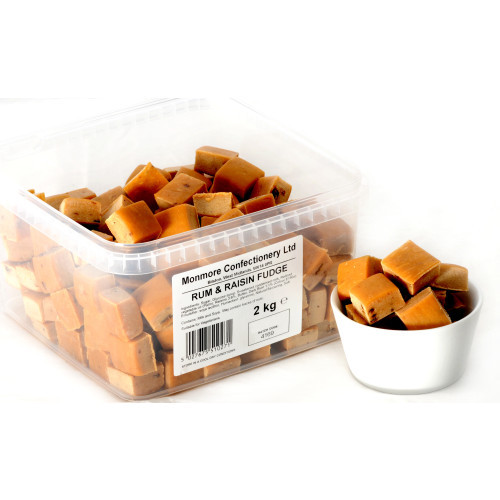 Monmore Rum & Raisin Fudge 2Kg