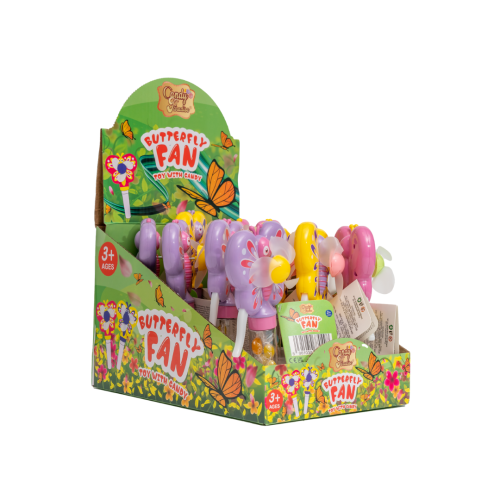 Candy Paradise Butterfly Fan Toy With Candy 12x10g