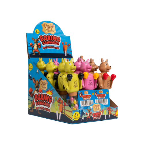 Candy Paradise Boxing Kangaroo Toy With Candy 12x10g