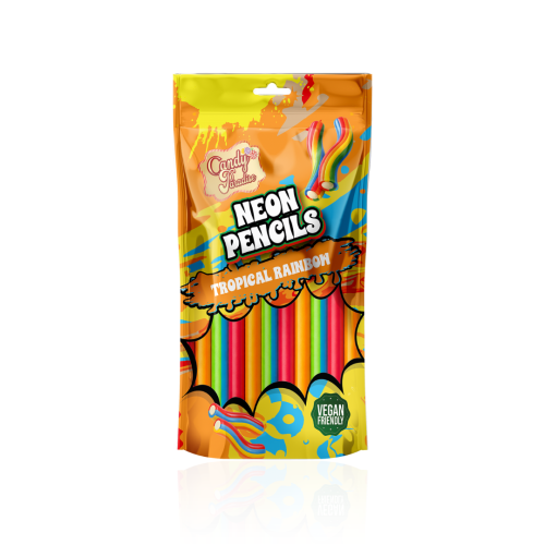 Candy Paradise Neon Pencils Tropical Rainbow 12x130g