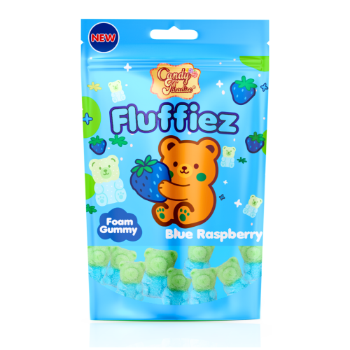 Candy Paradise Fluffiez Blue Raspberry Foam Gummies 12x100g