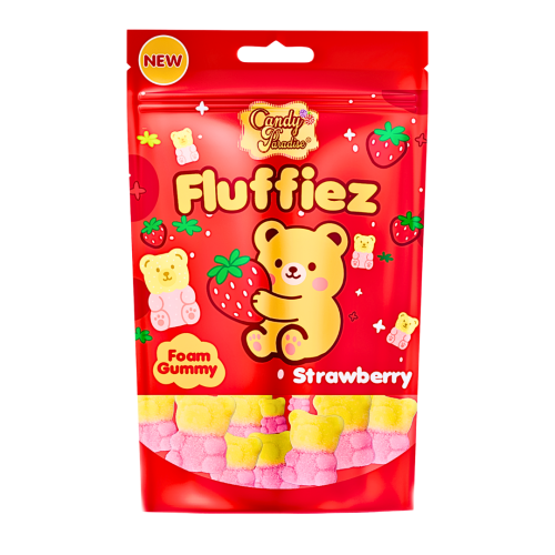 Candy Paradise Fluffiez Strawberry Foam Gummies 12x100g
