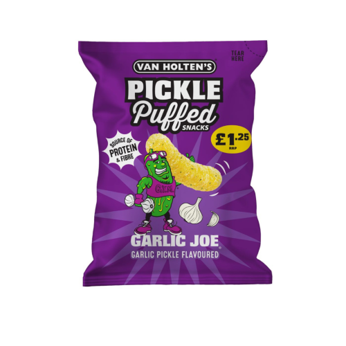 Van Holtens Garlic Joe Pickle Puffs 14x50g &Acirc;&pound;1.25 PMP