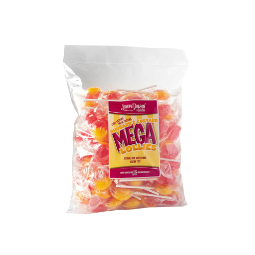 Rhubarb and Custard Lollies 