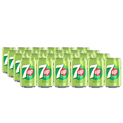 7UP Free Fizzy Drink 24x330ml