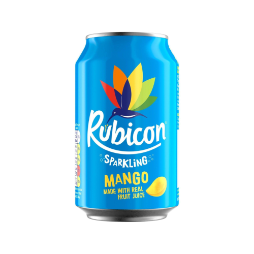 Barr Rubicon Mango Fizzy Drink Cans 24x330ml