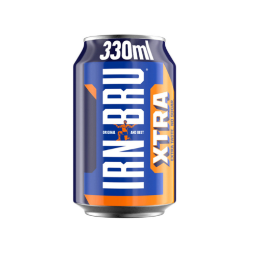 Barr Irn Bru Xtra Fizzy Drink Cans 24x330ml