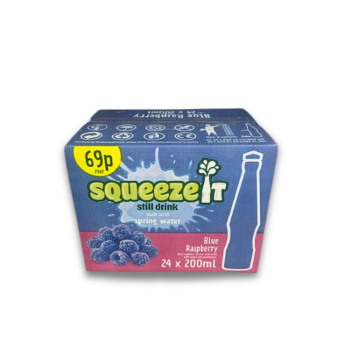 SqueezeIt Blue Raspberry 24x200ml