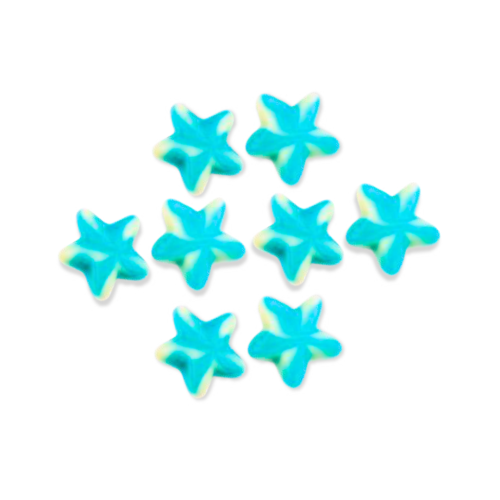 Dulceplus Blue Twist Stars 1kg