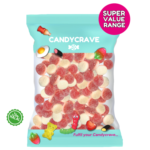 Candycrave Super Value Sugared Pon Pon 1kg