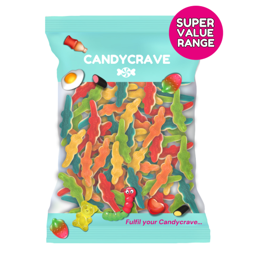 Candycrave Super Value Multicolour Crocodile 1kg