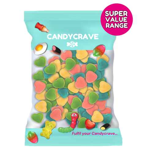 Candycrave Multicolour Hearts 1kg