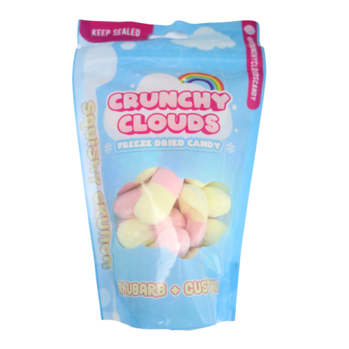 Curnchy Clouds Rhubarb and Custard 10 x 50g