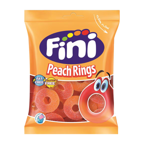 Fini Halal Fizzy Peach Rings 12x75g