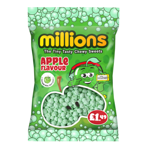 Millions Apple Bags ã1.49 PMP 12x110g