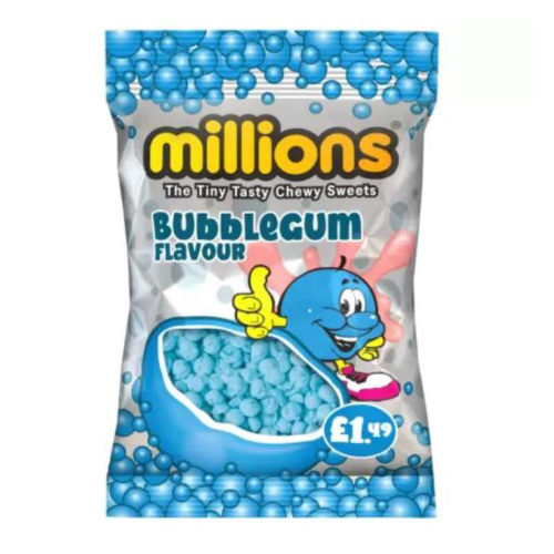 Millions Bubblegum Bags ã1.49 PMP 12x110g