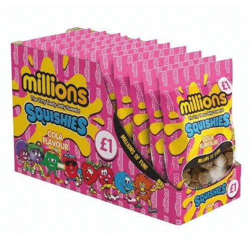 Millions Squishies Cola Ã‚Â£1 PMP 12x120g