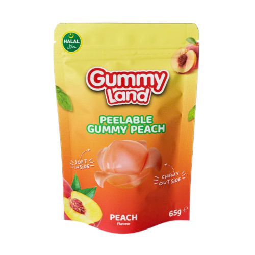 Gummy Land Peelable Peach PMP Â£1.29 12x65g