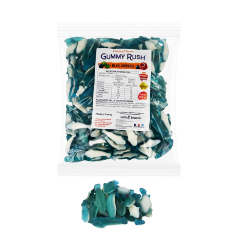 Gummy Rush Blue Sharks 1kg