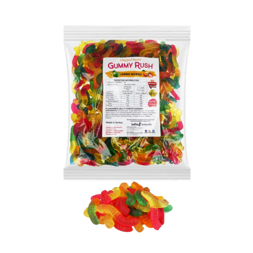 Gummy Rush Gummy Worms 1kg