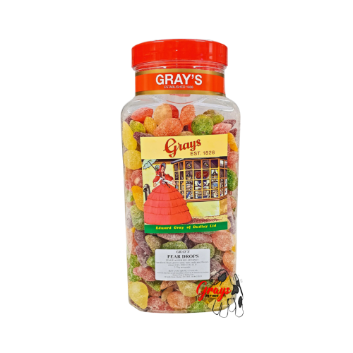 Grays Large Pear Drops Jar 2.72Kg