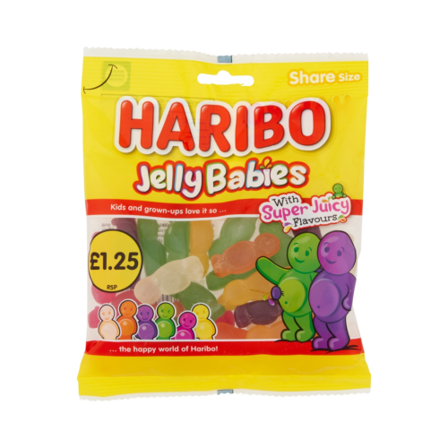 Haribo Jelly Babies 12x140g £1.25 PMP