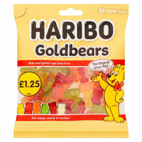Haribo Gold Bears Ã‚Â£1.25 PMP 12x140g
