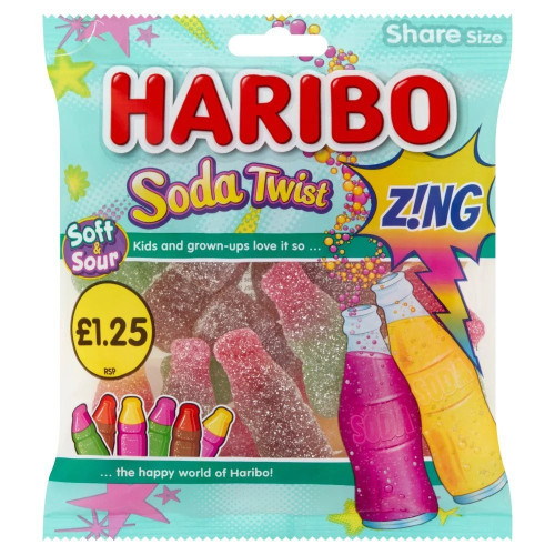 Haribo Soda Twist Zing ã1.25 PMP 12x160g