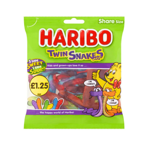 Haribo Twin Snakes 12x140g £1.25 PMP