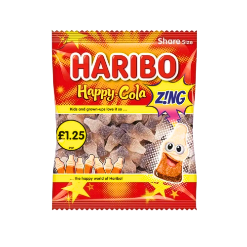 Haribo Happy Cola Zing 12x140g PMP £1.25