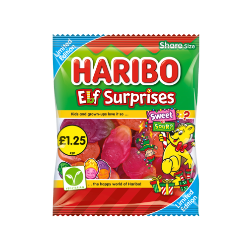 Haribo Elf Surprises 12x140g PMP £1.25
