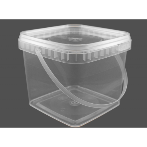 Clear 1lt Square Bucket
