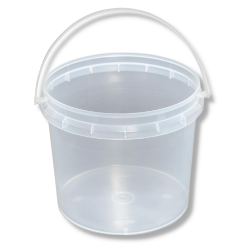 Clear 2.5lt Round Bucket