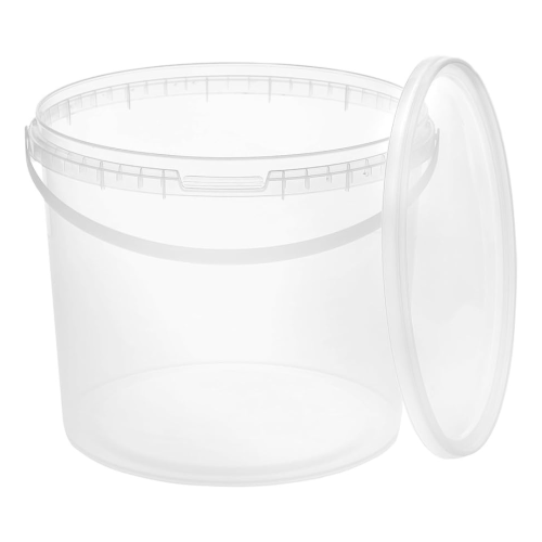 3 Litre Clear Plastic Bucket 