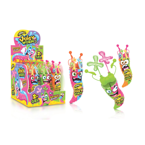 Johny Bee Juicy Worms 12pcs