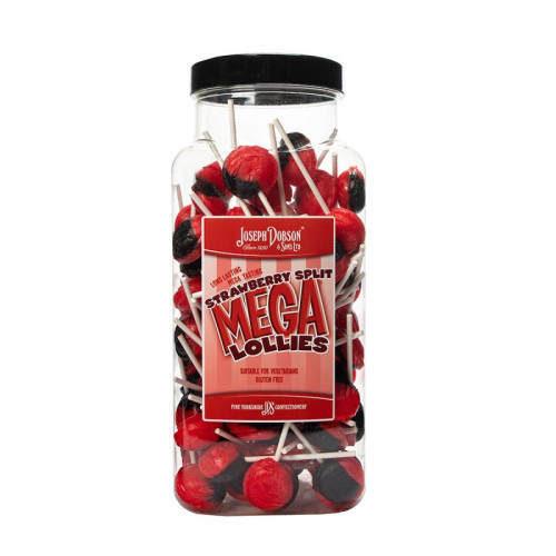 Dobson's Strawberry Split Lolly 90 X Jar