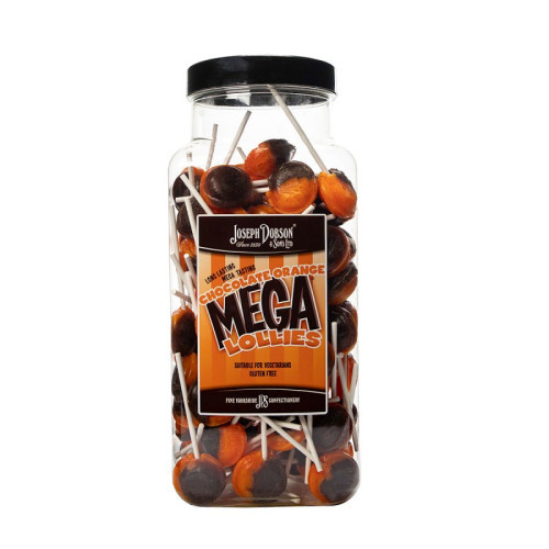 Dobson's Choc Orange Lolly 90 Count Jar