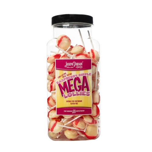 Joseph Dobson Raspberry Ripple Lolly 90 Count Jar