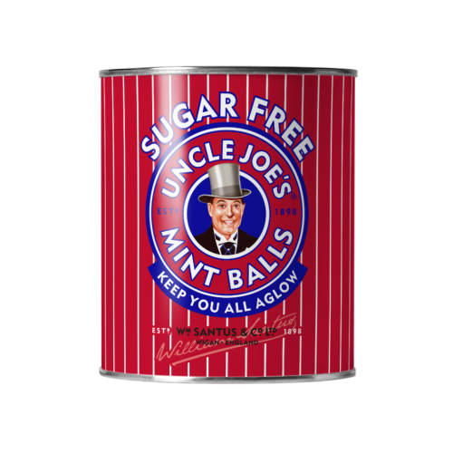 Uncle Joeâs Mintballs Sugar Free Tin