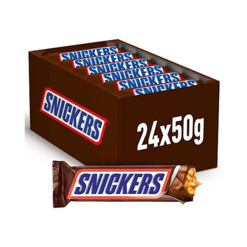 Snickers Chocolate Bar 24x50g